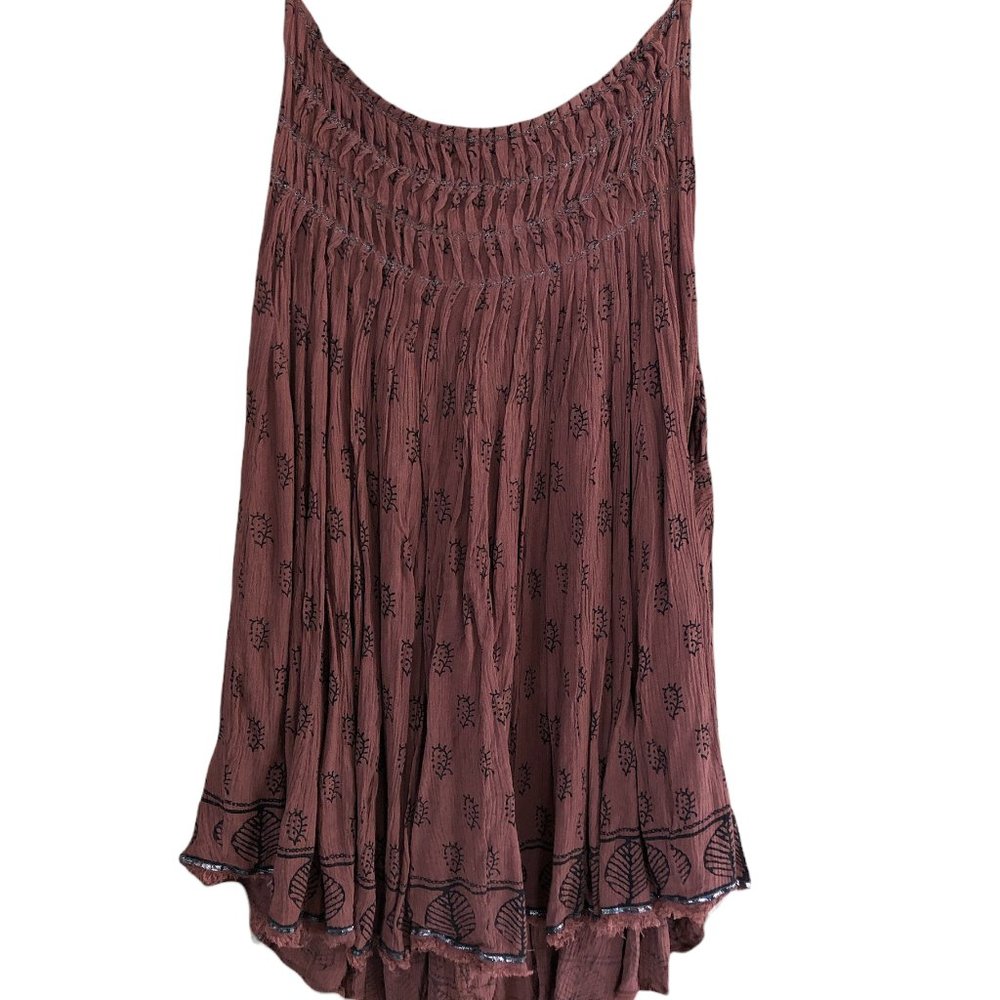 Free People terra cota covered dress